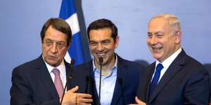 Αναστασιάδης-Τσίπρας-Νετανιάχου/Φωτογραφία: Eurokinissi