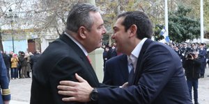 Πάνος Καμμένος και Αλέξης Τσίπρας /Φωτογραφία: Eurokinissi
