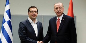 Τσίπρας-Ερντογάν/Φωτογραφία: Eurokinissi