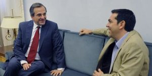 «Σαμαράς και Τσίπρας δίνουν μάχη για κάθε ψήφο» - Αρθρο της γερμανικής Handelsbl