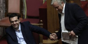 Τσίπρας-Παπαχριστόπουλος /Φωτογραφία Αρχείου: Intime News 