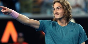Ο Στέφανος Τσιτσιπάς. Φωτογραφία: AP