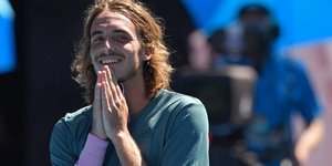 O Στέφανος Τσιτσιπάς (Φωτογραφία: AP Photo/Andy Brownbill)