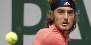 Ο Στέφανος Τσιτσιπάς (Φωτογραφία: AP/ Alessandra Tarantino)