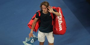 Ο Στέφανος Τσιτσιπάς/ Φωτογραφία: AP- Kin Cheung