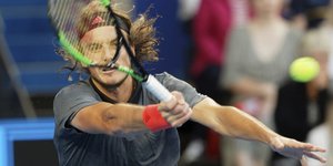 Ο Στέφανος Τσιτσιπάς/ Φωτογραφία: AP- Trevor Collens