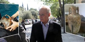 Βρήκαν και έναν αμφορέα στο σπίτι του Άκη στην Αρεοπαγίτου;