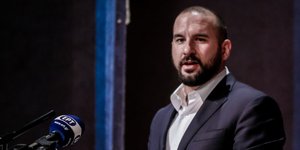 Ο κυβερνητικός εκπρόσωπος και υπουργός Επικρατείας Δημήτρης Τζανακόπουλος- φωτογραφία eurokinissi