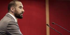 Ο Δημήτρης Τζανακόπουλος (Φωτογραφία: EUROKINISSI/ΓΙΑΝΝΗΣ ΠΑΝΑΓΟΠΟΥΛΟΣ)