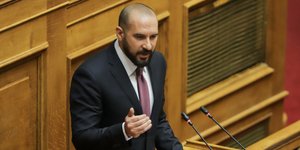 Ο Δημήτρης Τζανακόπουλος/ Φωτογραφία: EUROKINISSI- ΓΙΑΝΝΗΣ ΠΑΝΑΓΟΠΟΥΛΟΣ