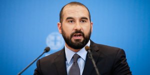 Ο Δημήτρης Τζανακόπουλος/ Φωτογραφία eurokinissi