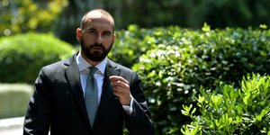 Ο Δημήτρης Τζανακόπουλος/Φωτογραφία: Eurokinissi
