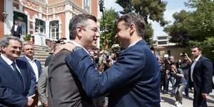 Τζιτζικώστας-Μητσοτάκης /Φωτογραφία: Intime News