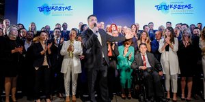 Στιγμιότυπο από την παρουσίαση των υποψηφίων / Φωτογραφία: InTime News