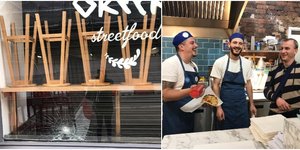 Ρατσιστικές επιθέσεις εναντίον ελληνικού εστιατορίου στο Μπέρμιγχαμ -Φωτογραφία: Facebook