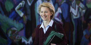 Η Ούρσουλα φον ντερ Λέιεν (Φωτογραφία: AP/ Markus Schreiber)