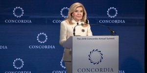 H  Πρέσβυς Καλής Θελήσεως της UNESCO κυρία Μαριάννα Β. Βαρδινογιάννη