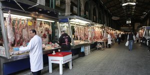 Η Βαρβάκειος αγορά. Φωτογραφία: Eurokinissi 