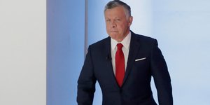 O βασιλιάς της Ιορδανίας Αμπντάλα II (Φωτογραφία: AP Photo/Markus Schreiber)