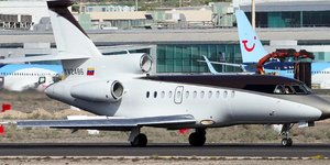 Θρίλερ με το κυβερνητικό αεροσκάφος της Βενεζουέλας/ Φωτογραφία: Twitter