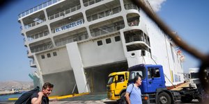 Το πλοίο «Ελ. Βενιζέλος»/Φωτογραφία: Eurokinissi