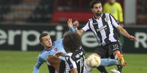 Φάση από το ματς στην Τούμπα / Φωτογραφία: Eurokinissi