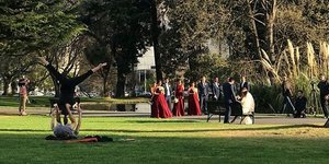 Γαμήλια φωτογράφιση σε πάρκο της Μελβούρνης