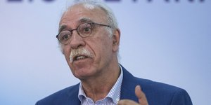 Ο υπουργός Μεταναστευτικής Πολιτικής Δημ. Βίτσας -Φωτογραφία: Fragkiskos Samsas / SOOC