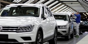 Εικόνα από το εργοστάσιο της VW στο Βόλφσμπουργκ / Φωτογραφία: AP Images
