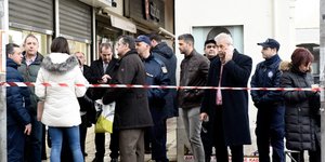 Σημερινή εικόνα από τα αστυνομικά μέτρα για τη «βόμβα» / Φωτογραφία: InTime News