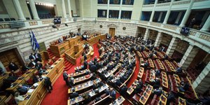 Πώς σχολίασε ο Αρκάς όσα συμβαίνουν στη Βουλή/ Φωτογραφία: EUROKINISSI- ΓΙΩΡΓΟΣ ΚΟΝΤΑΡΙΝΗΣ