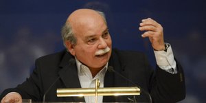 Ο Νίκος Βούτσης στην εκδήλωση του ΣΥΡΙΖΑ/Φωτογραφία: Eurokinissi