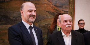 Βούτσης-Μοσκοβισί/Φωτογραφία: Eurokinissi