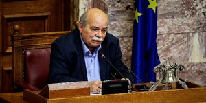 Ο Νίκος Βούτσης/ Φωτογραφία: EUROKINISSI- ΠΑΝΑΓΙΩΤΗΣ ΣΤΟΛΗΣ