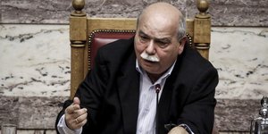 Ο Νίκος Βούτσης (Φωτογραφία: EUROKINISSI/ΓΙΩΡΓΟΣ ΚΟΝΤΑΡΙΝΗΣ)