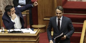 Κόντρα Αλέξη Τσίπρα- Κυριάκου Μητσοτάκη στην Βουλή στην συζήτηση για την Συνταγματική Αναθεώρηση- φωτογραφία intimenews