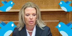Το φαρμακερό σχόλιο της Βόζεμπεργκ για Σαμαρά-Συμπιλίδη στο twitter