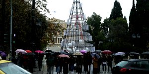 Κακοκαιρία στο Σύνταγμα/ Φωτογραφία: INTIME NEWS- ΚΑΠΑΝΤΑΗΣ ΔΗΜΗΤΡΗΣ