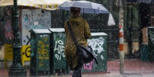 Ρεκόρ βροχής τον Ιανουάριο. Φωτογραφία: Eurokinissi/ Γιάννης Παναγόπουλος