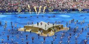 Η τελετή λήξης στη Μόσχα