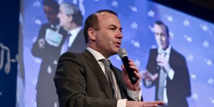 Ο Μάνφρεντ Βέμπερ -Φωτογραφία: Intimenews/ΤΖΑΜΑΡΟΣ ΠΑΝΑΓΙΩΤΗΣ