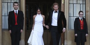 Η Μέγκαν Μαρκλ και ο πρίγκιπας Χάρι /Φωτογραφία: AP