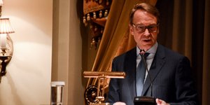 Ο πρόεδρος της Bundesbank Γενς Βάιντμαν -Φωτογραφία: EUROKINISSI/ΛΥΔΙΑ ΣΙΩΡΗ