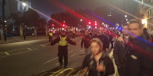 Αποκλείστηκε η περιοχή γύρω από το βρετανικό κοινοβούλιο (Φωτογραφία: Twitter)