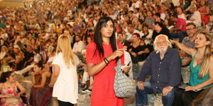 H Ωρόρα Αρζόγλου στην Επίδαυρο/ ΝDP Photo Agency 