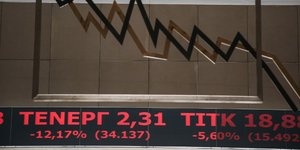 «Ελεύθερη πτώση» στο Χρηματιστήριο την επομένη των γερμανικών εκλογών/Φωτογραφία: Nikos Libertas/SOOC