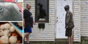 Βιβλική καταστροφή -Χαλάζι σε μέγεθος μπάλας του μπέιζμπολ διέλυσε αυτοκίνητα κα