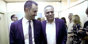 Αλέξης Χαρίτσης & Πάνος Σκουρλέτης (Φωτογραφία: IntimeNews/ΤΖΑΜΑΡΟΣ ΠΑΝΑΓΙΩΤΗΣ)