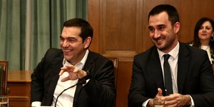 Ο πρωθυπουργός και ο υπ. Εσωτερικών Αλ. Χαρίτσης -Intimenews/ΤΖΑΜΑΡΟΣ ΠΑΝΑΓΙΩΤΗΣ
