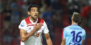 Ο χρυσός σκόρερ Χασάν /Φωτογραφία: EUROKINISSI